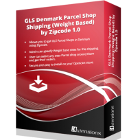 GLS Denmark Parcel Shop Shipping (Weight Based) by Zipcode