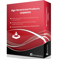 Age Restricted Products (VQMOD)