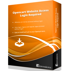 Website access login required